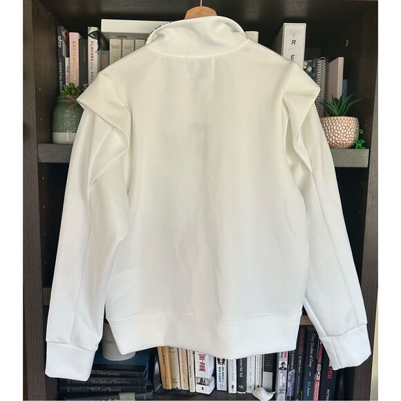 NWT Addison Bay Poplar Pullover In White & Blue Size Large - Picture 3 of 13